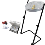 Jumbie Jam Steel Drum Z-Stand Silver G Diatonic Panyard