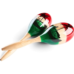 Tri-Color Wooden Ludwig Maracas