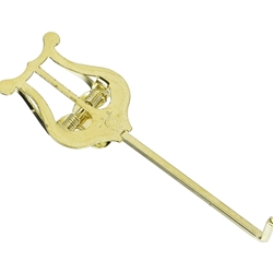 Bent Shank Trumpet Lyre by Amplate