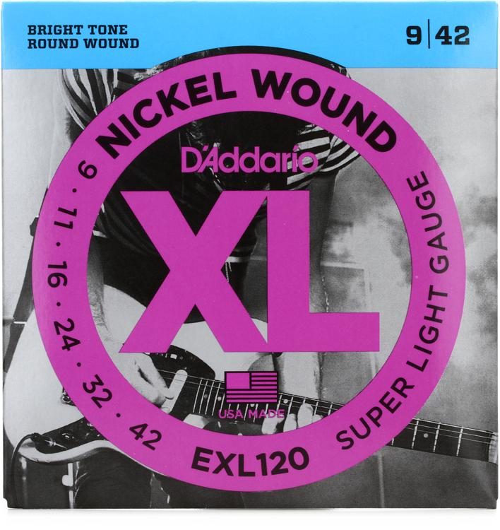 String Set Electric Guitar D'Addario XL Nickel Wound 9/42