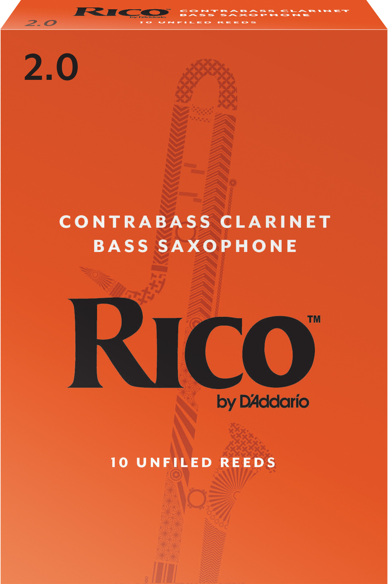 Rico Contrabass Clarinet Reeds - (10 Count)