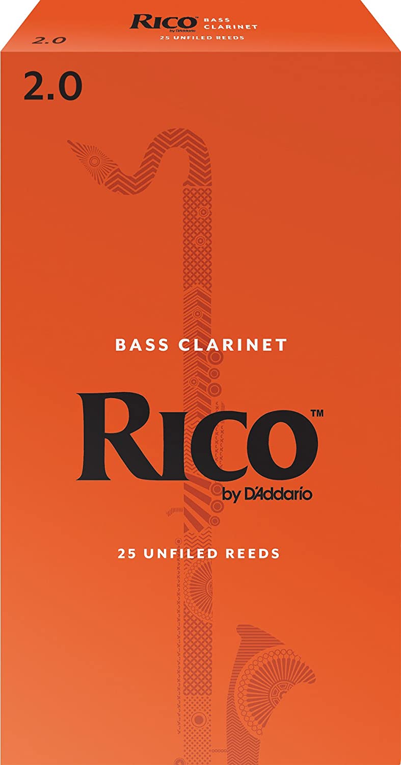 Rico Bass Clarinet Reeds - (25 Count)